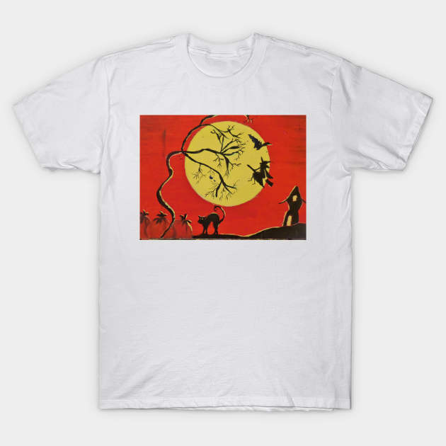 Halloween Treat T-Shirt by Allison Prior Art